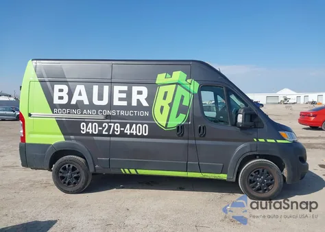 2023 Ram Promaster 2500 High Roof 136 Wb z USA, uszkodzony, nr VIN 3C6LRVCG4PE539674